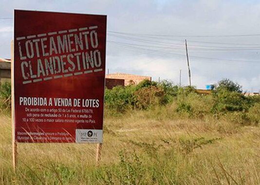 ALERTA sobre loteamentos clandestinos ou ilegais alerta
