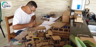 brinquedos de papelão