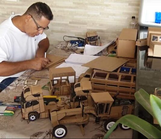 brinquedos de papelão