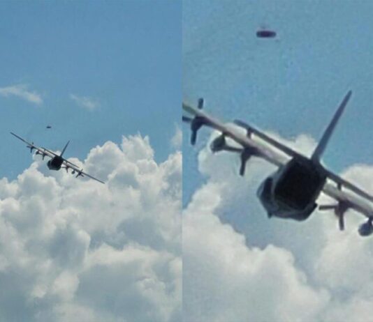 Policial fotografa UFO perseguido por avião militar, na Flórida policial
