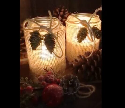 Aprenda a fazer uma LANTERNA para a ceia de Natal. Veja vídeo LANTERNA