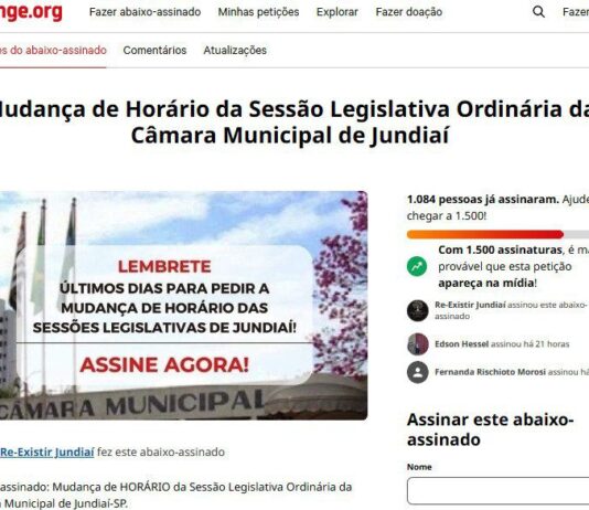 Abaixo-assinado virtual pede volta das SESSÕES À NOITE sessões