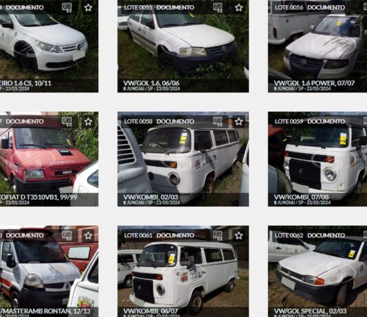 LEILÃO da Prefeitura: 23 carros, cinco motos e quatro furgões leilão