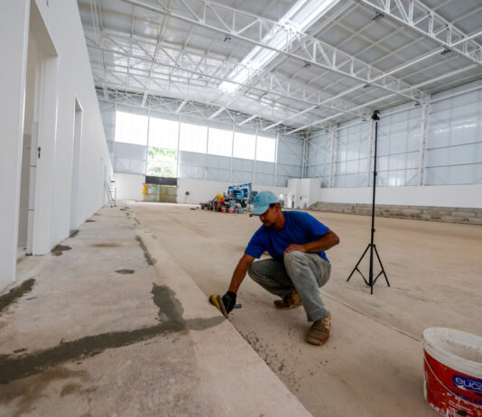Centro de Excelência do Jd. Danúbio: Obras entram na reta final centro