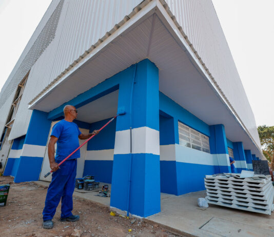 Centro de Excelência do Basquete recebe retoques finais centro de