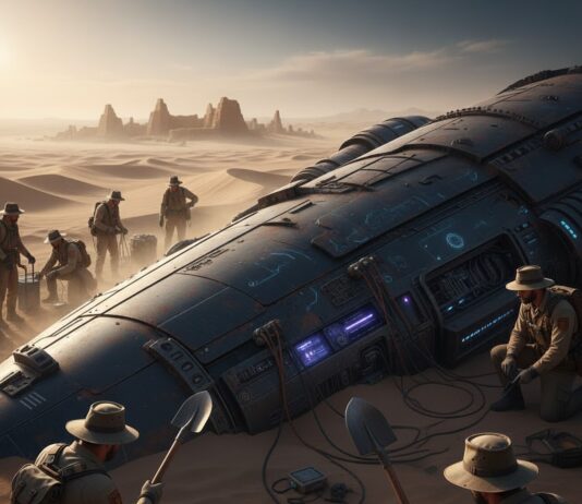 Escavação arqueológica revelou OVNI, diz ex-militar escavação