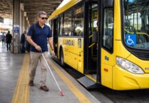 A rotina de quem pega ônibus SEM ENXERGAR rotina