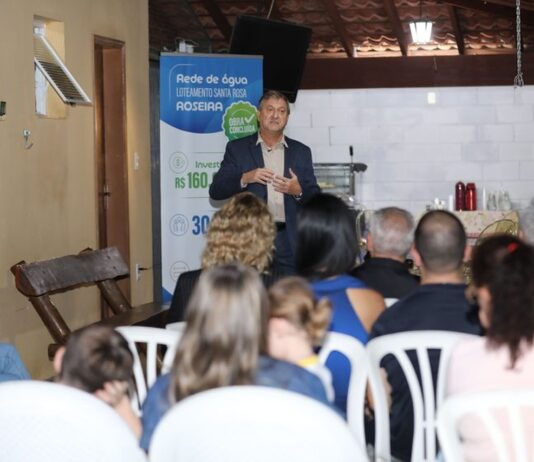 DAE entrega nova rede de água no Loteamento Santa Rosa dae