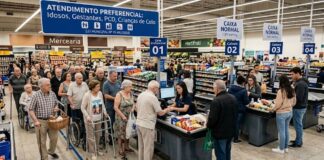 Supermercados: 15 minutos na fila ou multa de até 100 UFMs supermercados